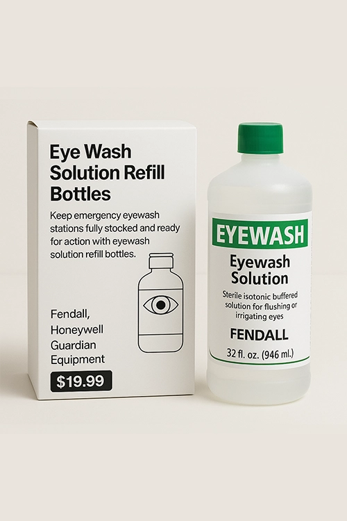Eye Wash Solution Refill Bottles